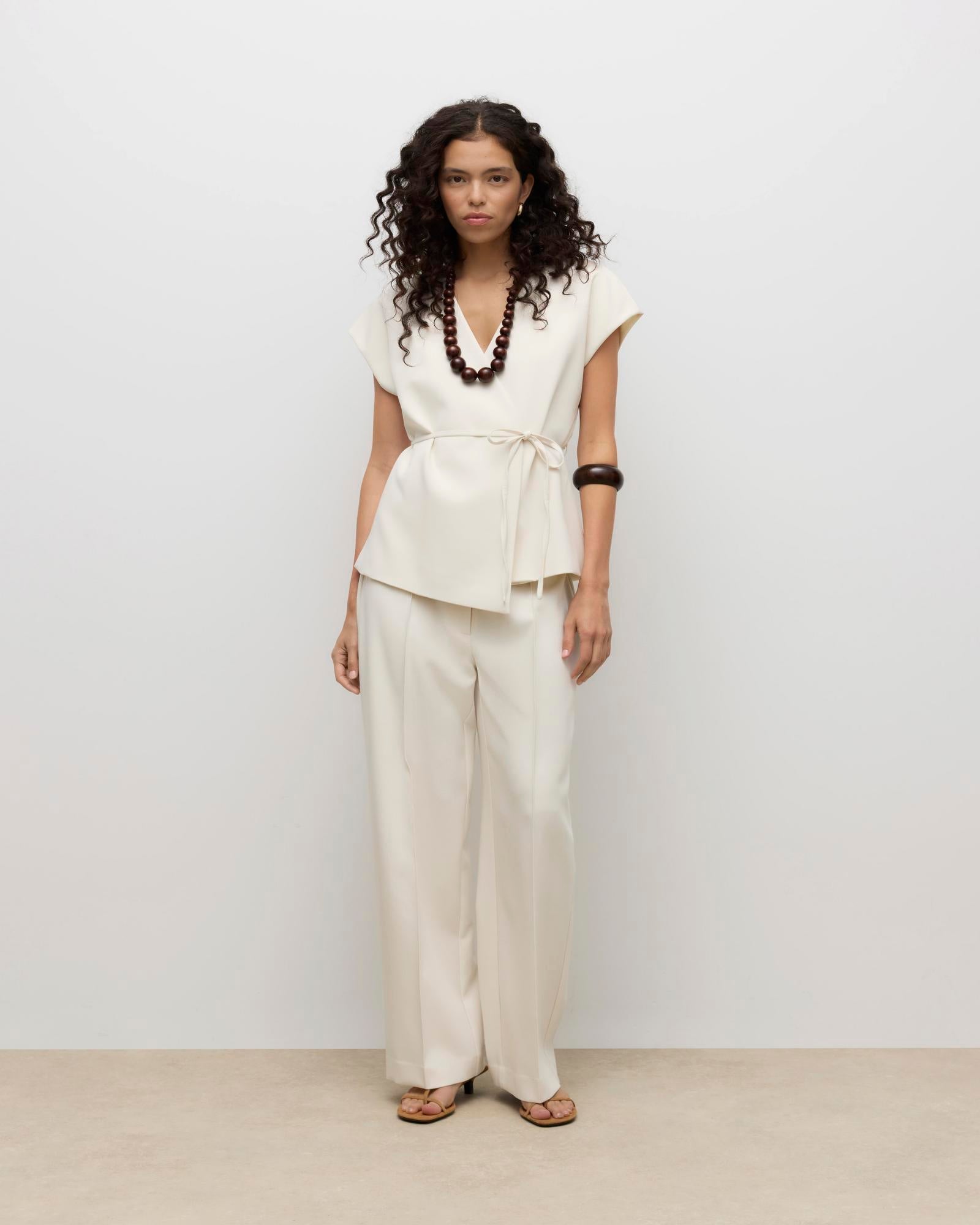 AWVANNAH TAILORED VEST TOP
